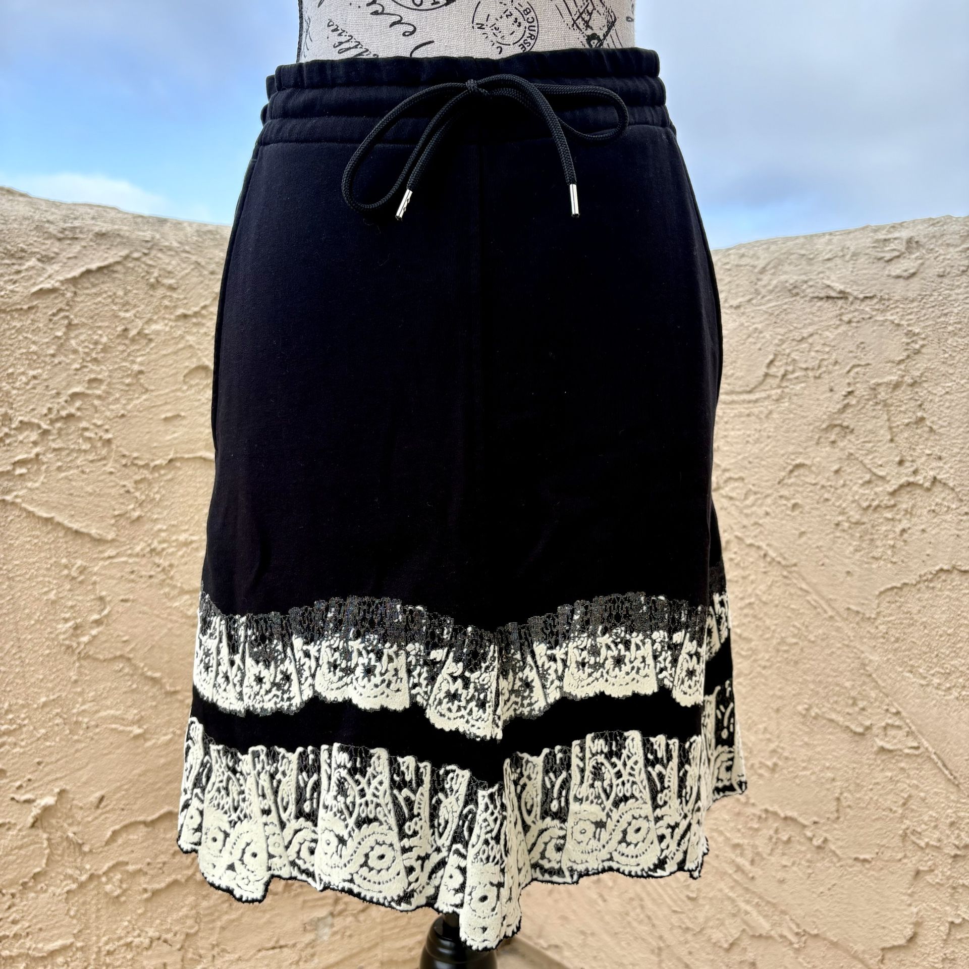 McQ Alexander McQueen high waist A line Skirt