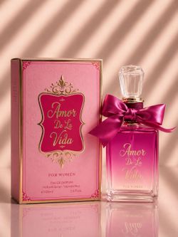 Amor De La Vida for Women Eau de Parfum Spray, Regular Size 3.4 fl oz
