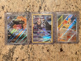 3x Pokemon TCG Illustration Cards