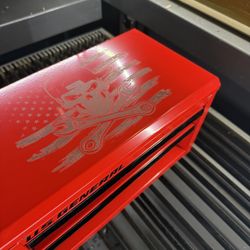 Custom Harbor Freight Mini Tool Box Engraving