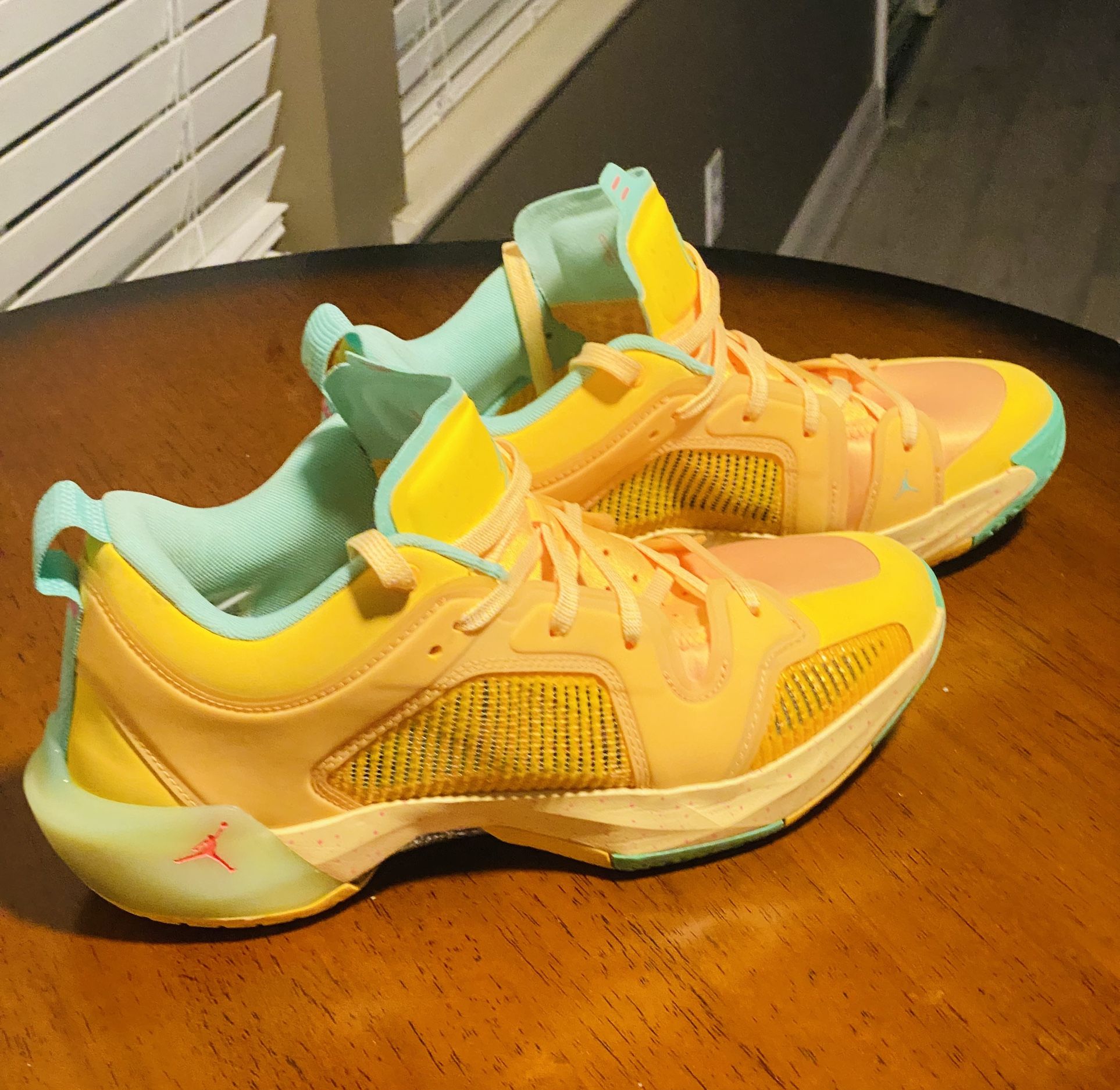 💛🔥 Yellow Jordan EYBL 37 Low – Size 10.5 – $125 🔥💛