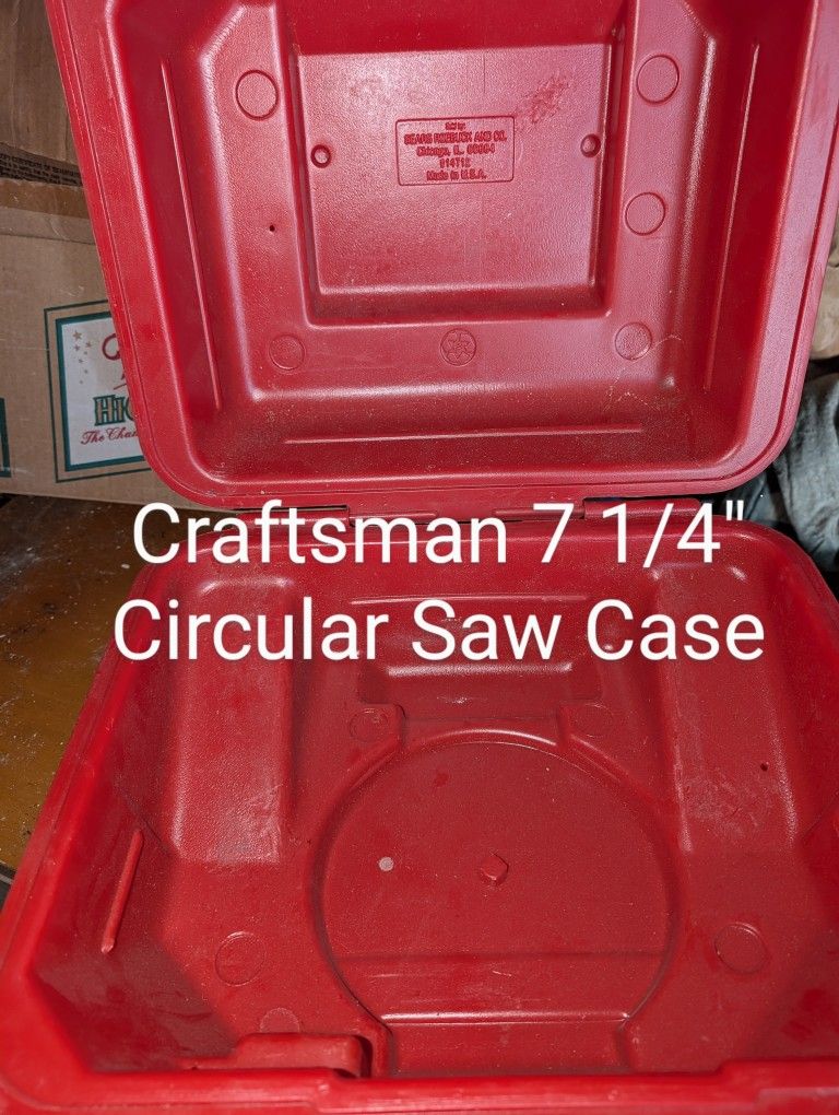Nice Craftsman Red Case For 7 1/4" Box Case