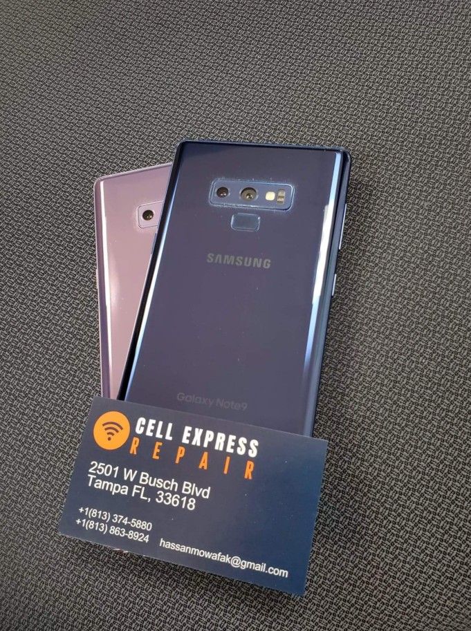 Samsung Note 9 Unlocked Like New Condition With 30 Days Warranty