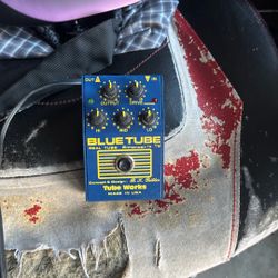 Vintage Blue Tube Effects Pedal