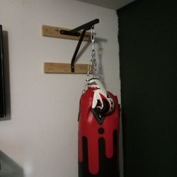 Punching Bag With Gloves