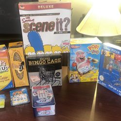 Game Lot Kids Card Games Scene It Find It Pop The Pig