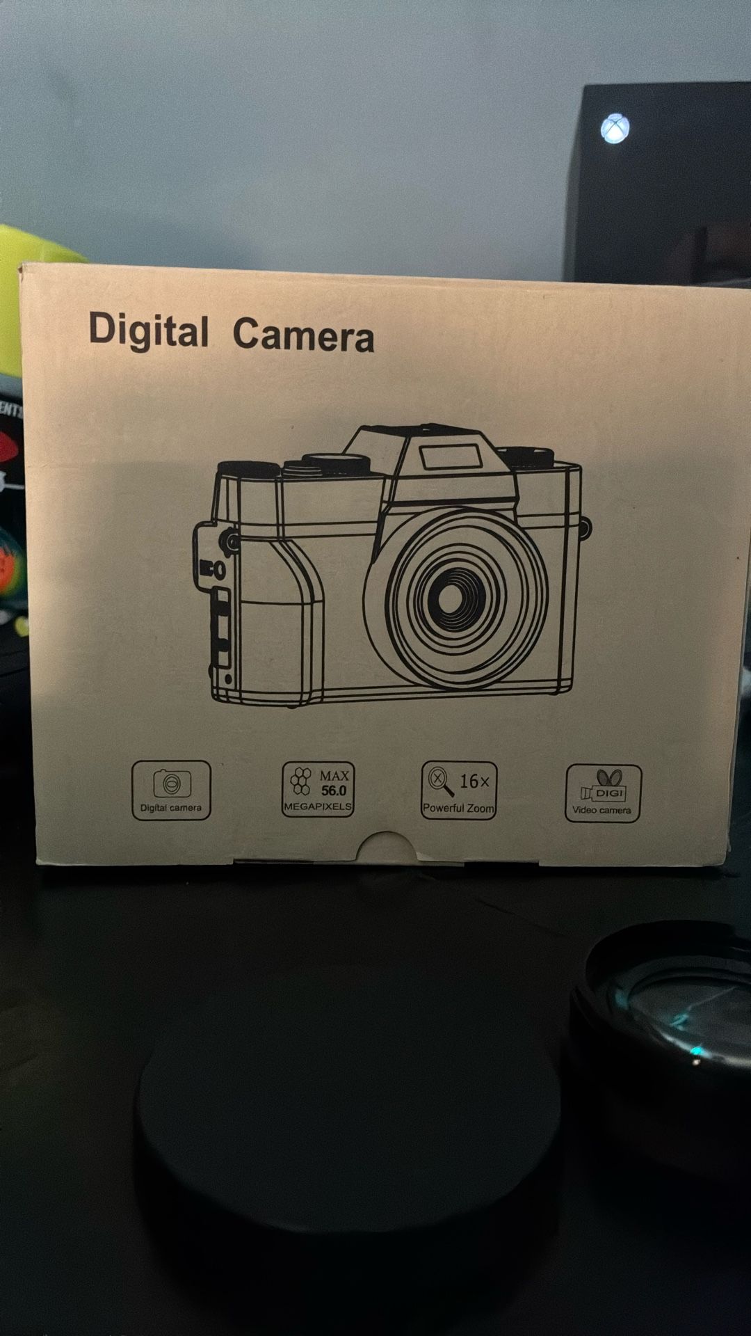 4K Ultra Wide Angle 56MP Digital Camera + Camera interview microphone