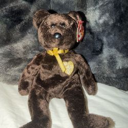 10Th Year Beanie Babies Brown Bear