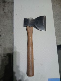 Hewing hatchet, tomahawk ax, made in USA, $70
