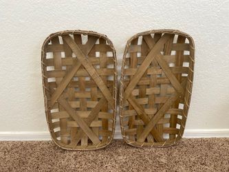 Farmhouse decorations basket weave style