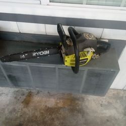 Gas Powered Ryobi 16" Chain Saw