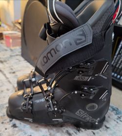 Salomon S/Pro 100 Ski Boots – Size 27.5 (318mm BSL) – Custom Shell HD – GripWalk