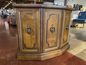 Vintage Single Door Solid Wood Sideboard