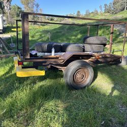 Short 1 Ton Trailer All New Wood Comes With It