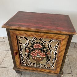 Vintage Style Painted Cabinet 