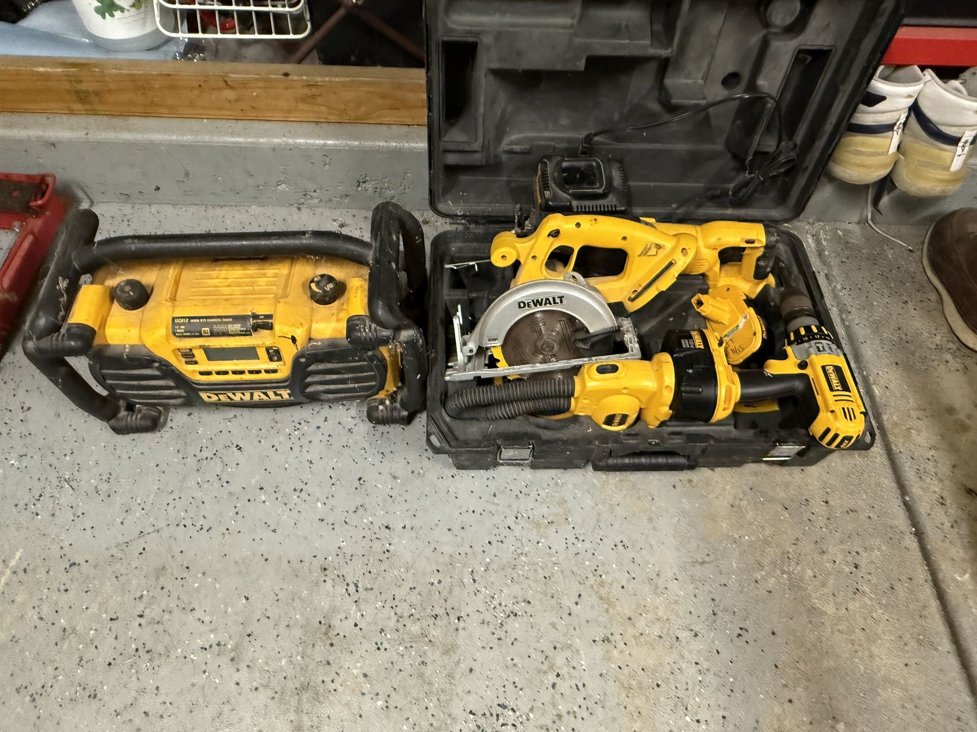 Dewalt Tools and Radio