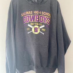 Salinas high cowboys softball hoodie 