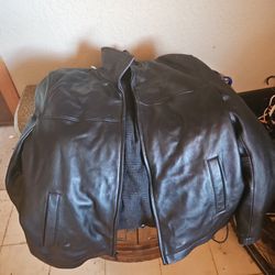 Xl Tommy Hillfuger Leather Jacket Perfect Condition I'll Clean It Up And Hand Wash It For U 