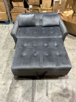 COMHOMA Convertible Pull Out Sofa Bed with 2 Pillows B008