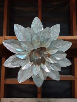 Metal Flower Wall Art