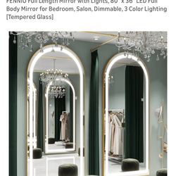 Oversized full length LED Mirror size 80X36