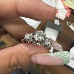 Engagement Diamond Ring Set