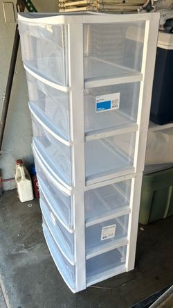 Plastic 5-Drawer Storage Cart Tower two