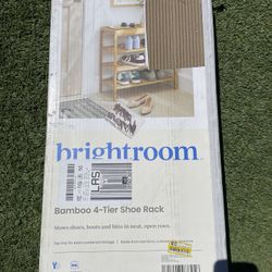 4 Tier Bamboo Shoe Rack - Brightroom™