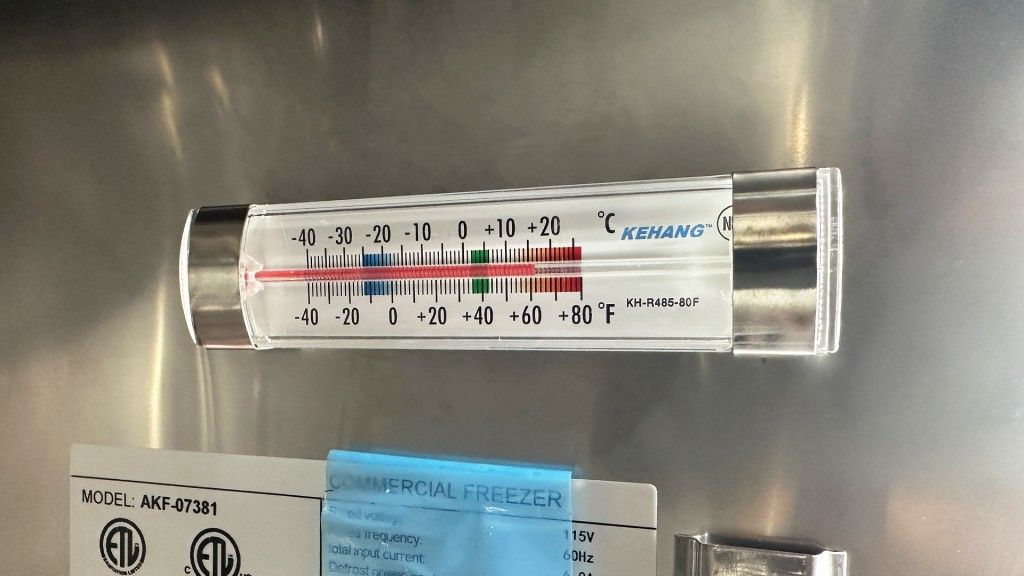 NSF Reach In One Door Freezer SS interior AKF 07381