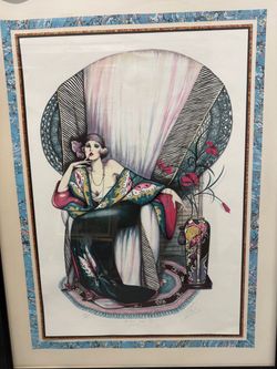 Mary Vickers “As Time Goes By”S/N Embellished Limited Edition Lithograph 183/325