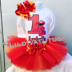 Elmo tutu set