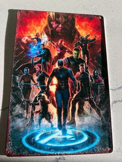 Avengers Endgame Metal Tin Sign