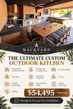 ULTIMATE CUSTOM OUTDOOR KITCHEN