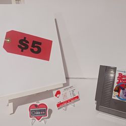 NES Bases Loaded 1988 Video Game Jaleco Title Nintendo Retro 