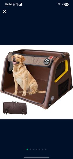 Multipurpose Collapsible Portable Soft Dog Crate-Inflatable Dog Travel Crate for Large Dogs