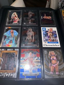 WWE Trading Card Lot Charlotte Flair Tiffany Stratton