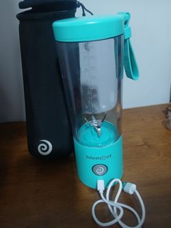 Blendjet Portable Blender 16oz Mint USB Rechargeable Factory Refurbished w/case