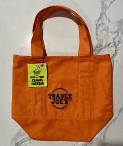 Trader Joe’s Trick orTreat” Canvas Tote Bags 