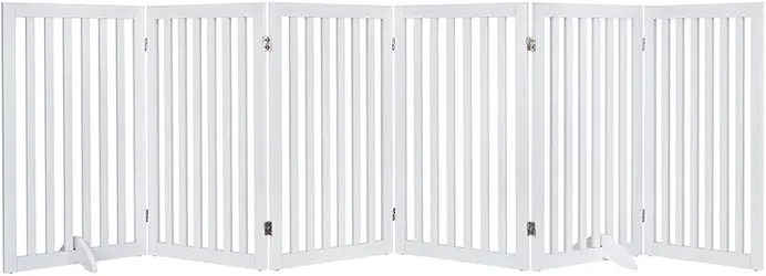 Extra Wide Pet Gate and Pet Playpen Combination for Dog Cat
36” Height Free Standing Dog Gate