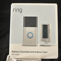 Ring Doorbell And Indoor Cam 