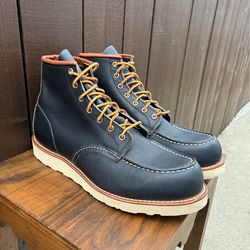 Red Wing 8859 Navy Portage Moc Toe SIZE 12D
