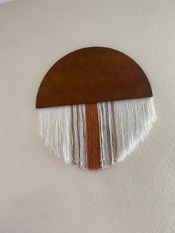 Bohemian macrame painting