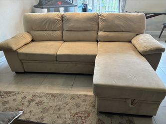 Sectional Couch L Shaped Sleeper Sofa