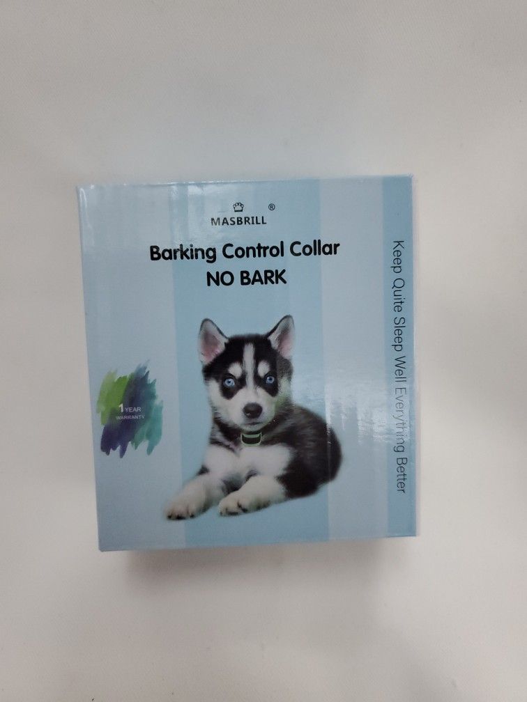 MASBRILL Small Dog Barking Control Collar Safe No Bark Device,.