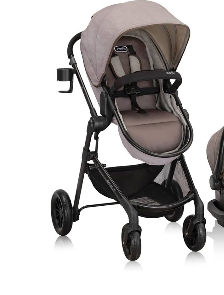 Evenflo stroller bassinet (casual grey)