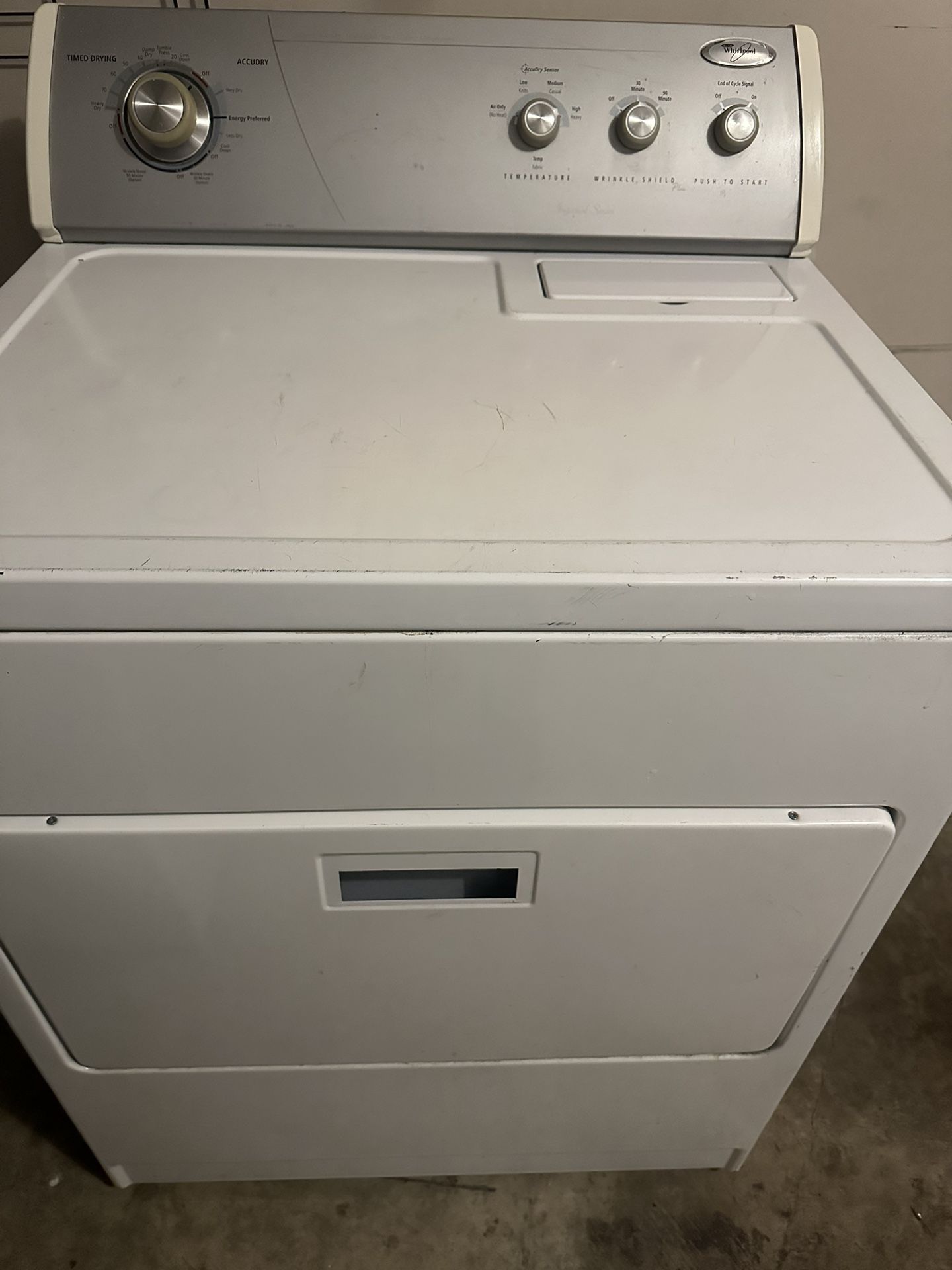 Whirlpool Dryer And GE washer
