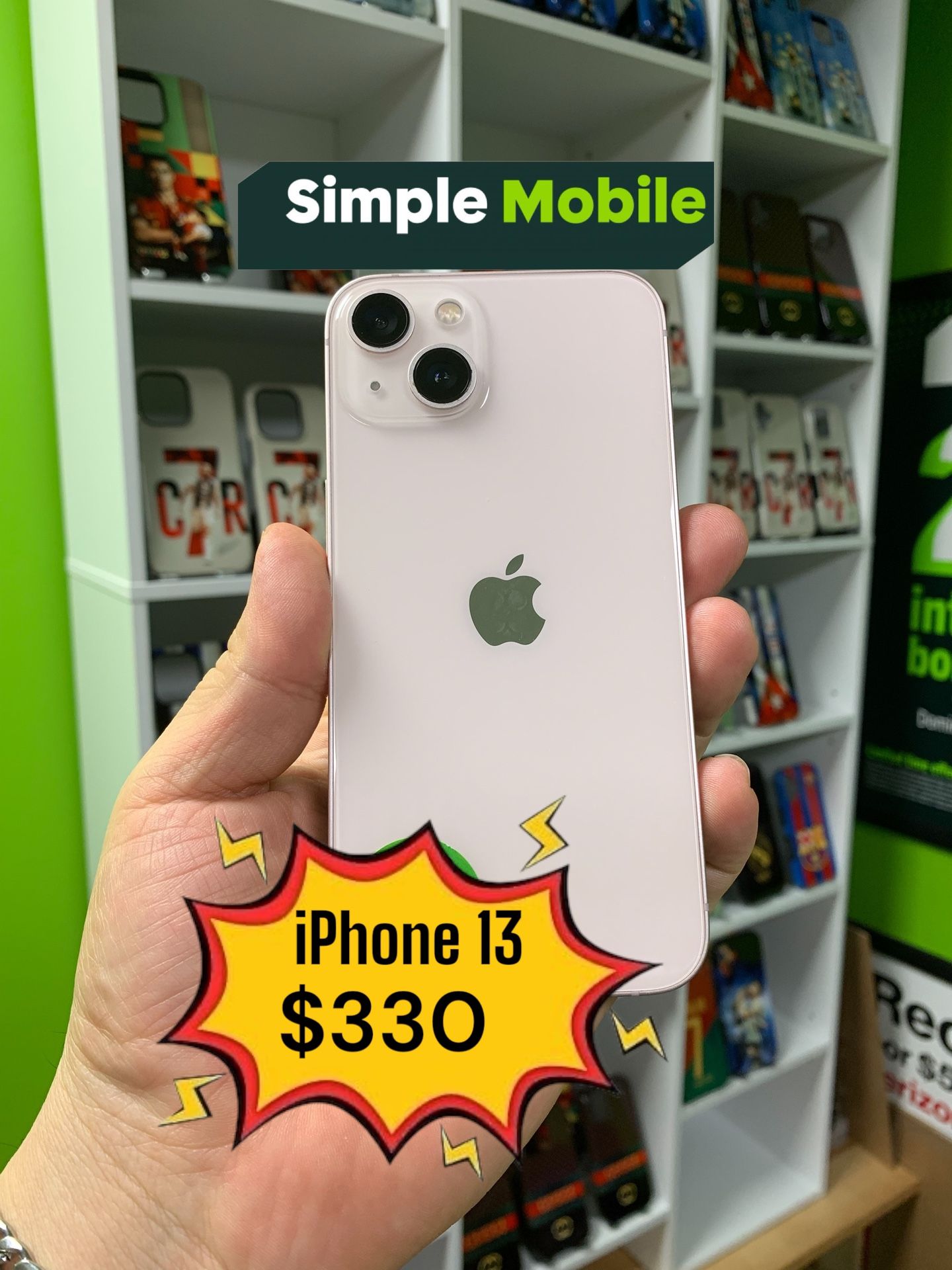 iPhone 13 128Gb (T-Mobile,Simple mobile)