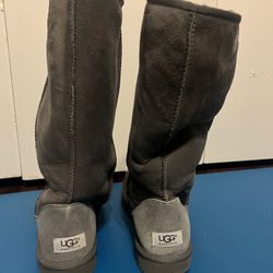  UGG Australia Tall Boots, Gray, Size 10