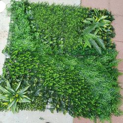 NEW. Artificial Greenery Wall 40"x 40"  $55 Obo