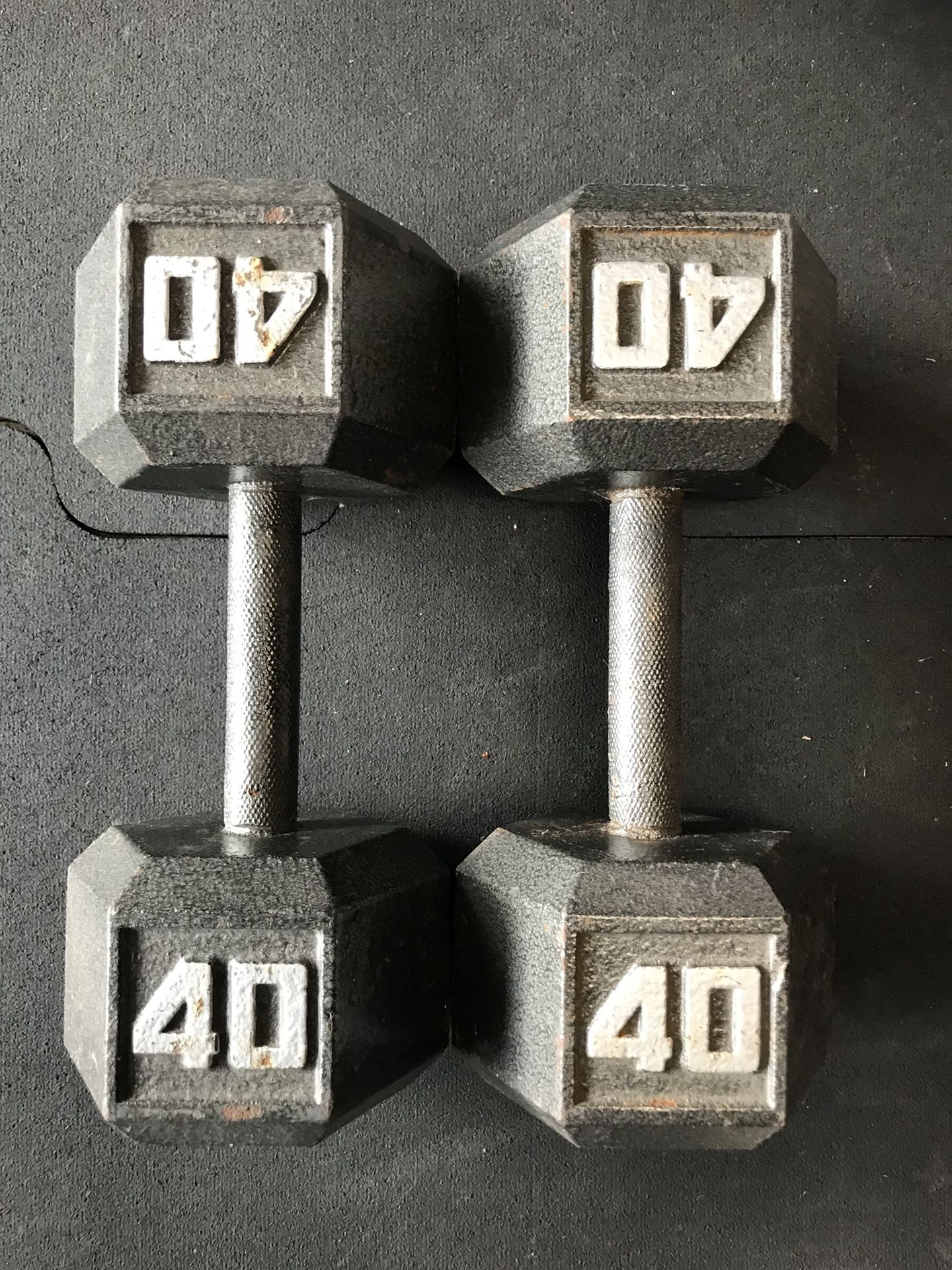 Hex Dumbbells (2x40s) for $50 Firm!!!